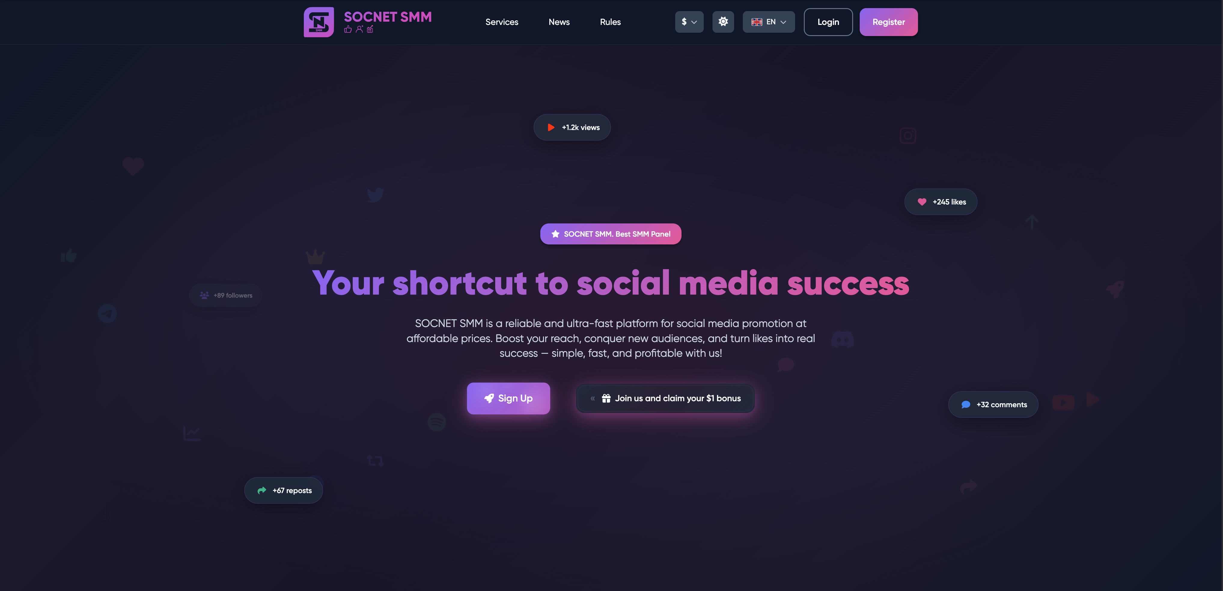 SOCNET SMM's MAJOR UPDATE